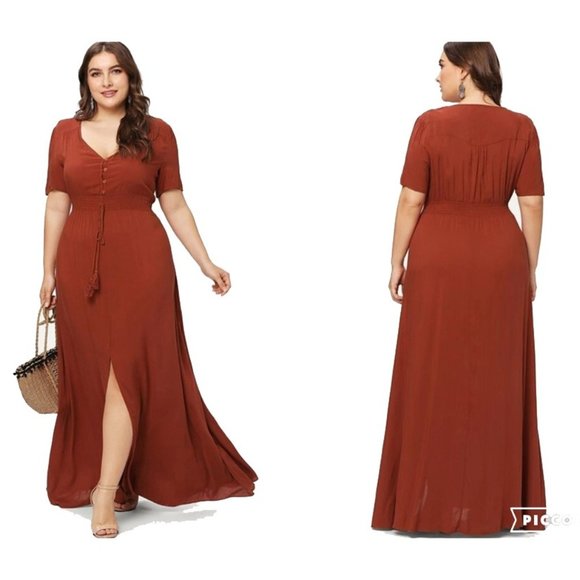 Shein Plus Size Maxi Dresses Top ...